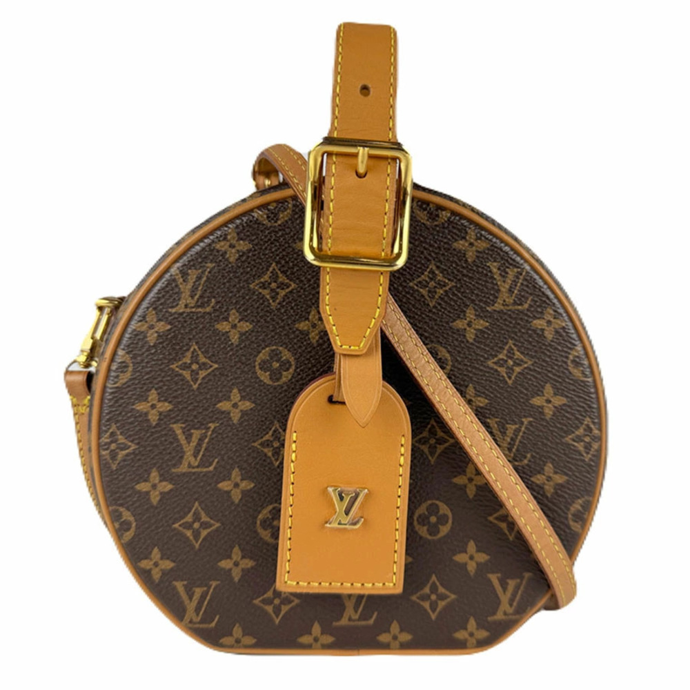 Louis Vuitton Shoulder Bag Monogram Boite Chapeau Canvas Brown